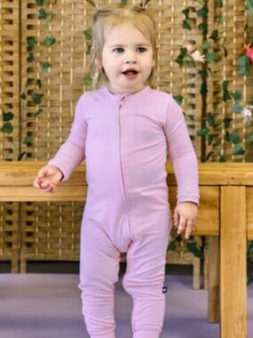Zip Romper in Violet NWT Larkspur